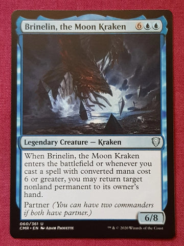 "Brinelin, The Moon Kraken" - Magic The Gathering Card - Commander