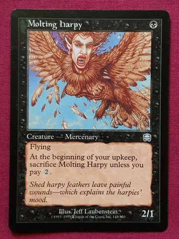 "Molting Harpy" - Magic The Gathering Card - Mercadian Masques