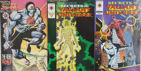 Secrets of the Valiant Universe #1 2 3 (Set) - Valiant Comics - 1994