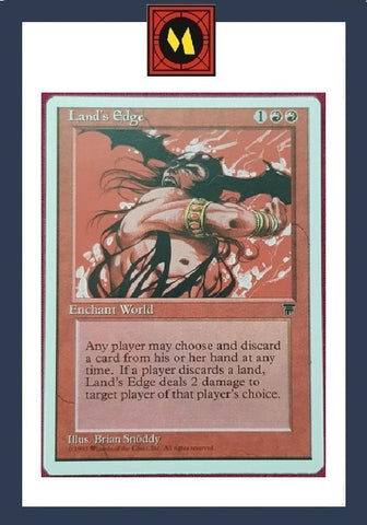 "Land's Edge" - Magic The Gathering Card - Chronicles