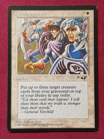 "Reinforcements" x4 - Magic The Gathering Card - Alliances - 4-Card Playset