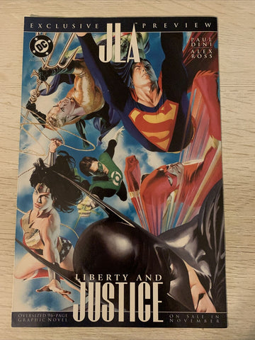 JLA Liberty and Justice Exclusive Preview - DC Comics - 2003