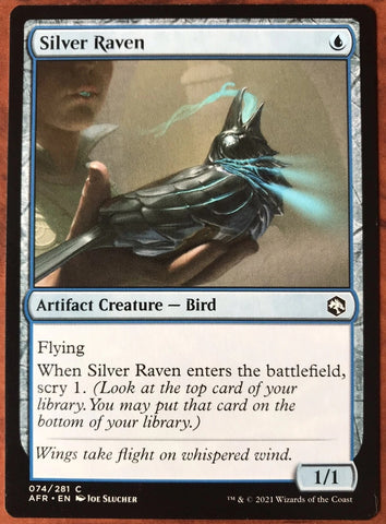 "Silver Raven" x4 - Magic The Gathering Card - AFR 2021 - 4-Card Playset