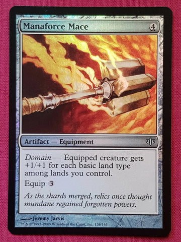 "Manaforce Mace" - Magic The Gathering Card - Conflux