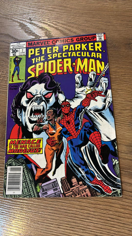 The Spectacular Spider-Man #7 - Marvel Comics - 1977 - Back Issue