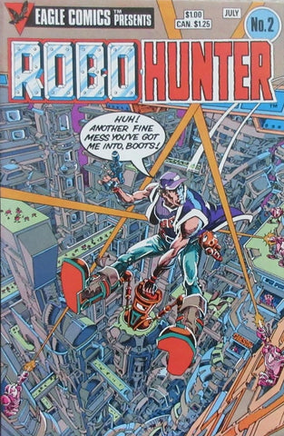 Robo Hunter #2 3 4 5 (4x Comics RUN) - Eagle Comics - 1984