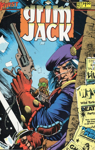 Grimjack #3 - #8 (6x Comics LOT/RUN) - First Comics - 1984/5