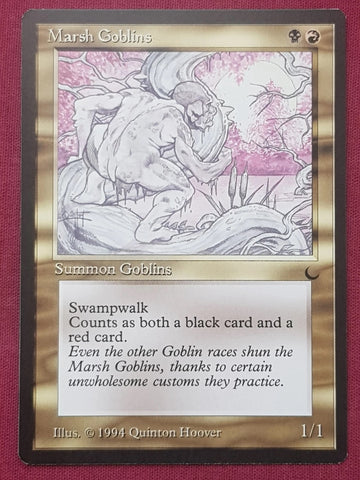 "Marsh Goblins" x4 - Magic The Gathering Card - The Dark - 4-Card Playset