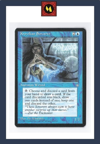 "Krovikan Sorcerer" - Magic The Gathering Card - Ice Age
