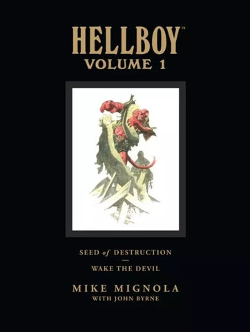 Hellboy Vol 1 Seed of Destruction Wake the Devil - Dark Horse - Hardcover - Mike Mignola