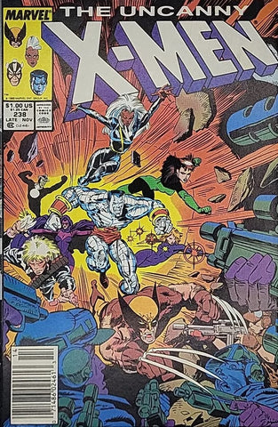 Uncanny X-Men #238 - Marvel Comics - 1988