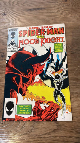 Marvel Team-Up Spider-Man and Moon Knight #144  - Marvel Comics - 1984