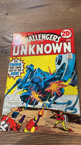 Challengers of the Unknown #80 - DC Comics - 1973