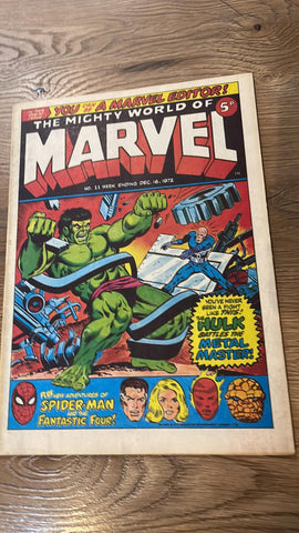 Mighty World of Marvel #11 - Magazine Management - December 1972