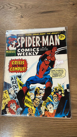Spider-Man Comics Weekly #77 - Marvel Comics - August 3 1974