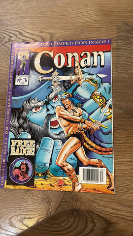 Conan the Adventurer #3 - Marvel Comics - July 1994 - WITH BADGE