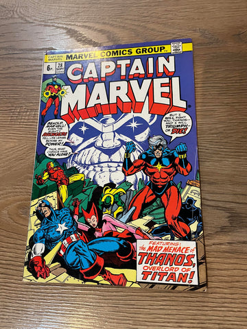 Captain Marvel #28 - Marvel Comics - 1973