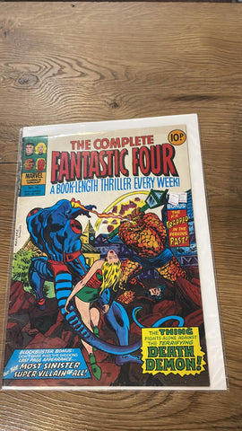 Complete Fantastic Four #10 - Marvel Comics - 1977 - British