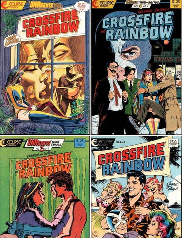 Crossfire And Rainbow #1 - 4  - Eclipse Comics - 1986