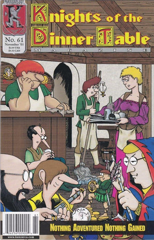 Knights of the Dinner Table #61 - Kenzer and Company - 2001