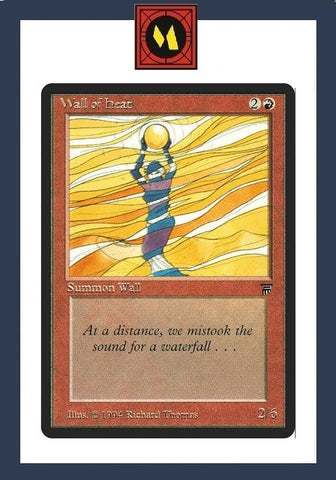 "Wall of Heat" - Magic The Gathering Card - Legends