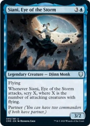 "Siani, Eye Of The Storm" - Magic The Gathering Card - Commander