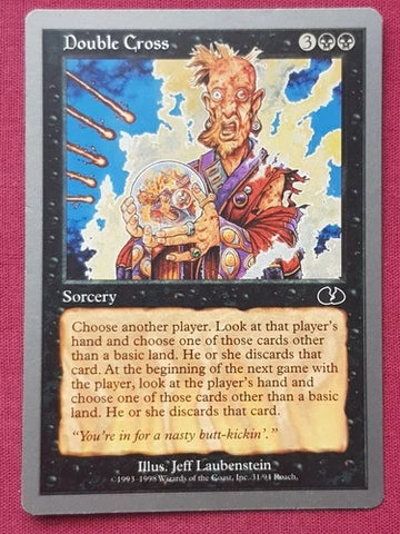 "Double Cross" - Magic The Gathering Card - Unglued