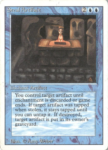 "Steal Artifact" - Magic The Gathering - Revised