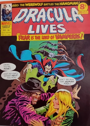 Dracula Lives #30 - Marvel Comics / British - 1975