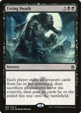 "Living Death" - Magic The Gathering Card - A25