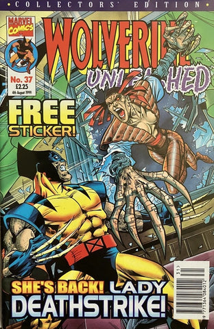Wolverine Unleashed #37 - Marvel Comics / British - 1997