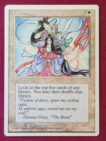"Visions" - Magic The Gathering Card - 4th Edition