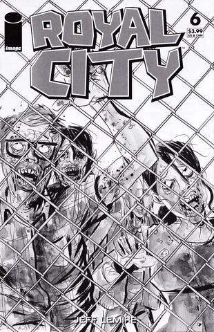 Royal City #6 - Image Comics - 2017 - B/W Walking Dead Tribute Variant