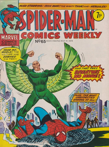 Spider-Man Comics Weekly #65 - Marvel Comics / British - 1974