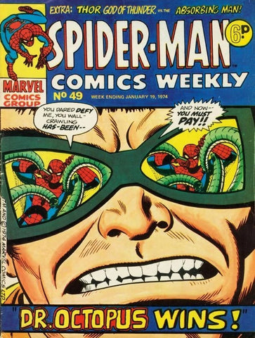 Spider-Man Comics Weekly #49 - Marvel Comics / British - 1973