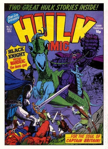 Hulk Comic #22 - #26 (5x Comics RUN) - Marvel Comics/British - 1979