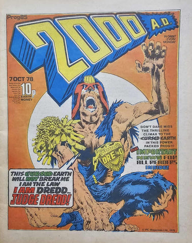 2000AD Comic - Prog #85 - 7th October 1978