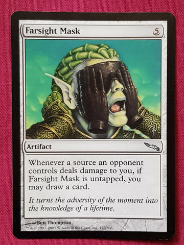 "Farsight Mask" - Magic The Gathering Card - Mirrodin