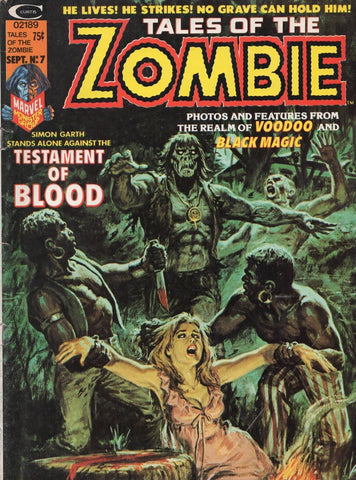 Tales Of The Zombie #7 - Marvel / Curtis Magazines - 1974