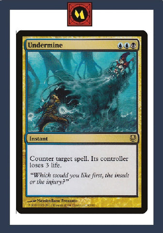 "Undermine" - Magic The Gathering Card - Duel Decks