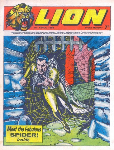 Lion Comic - British Comic - 2nd March 1968