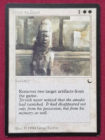 "Dust To Dust" - Magic The Gathering Card - The Dark
