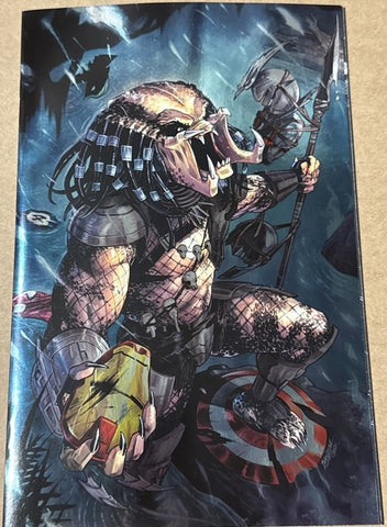 Predator Kills the Marvel Universe #1 - Marvel - 2025 - Virgin Foil Variant