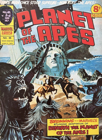 Planet of the Apes #35 - Marvel Comics / British - 1975