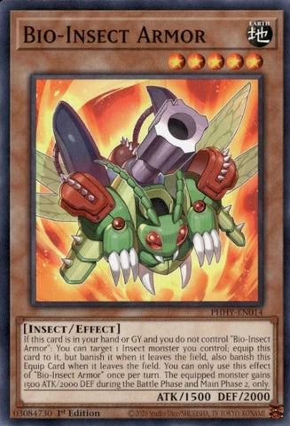 "Bio-Insect Armor" PHHY-EN014 - Yu-Gi-Oh! - 3x Cards - Photon Hypernova