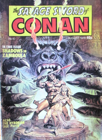Savage Sword of Conan Magazine #10 - Marvel - 1978