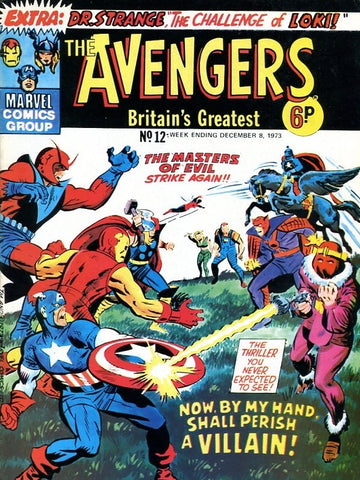 The Avengers #12 - Marvel Comics / British - 1973