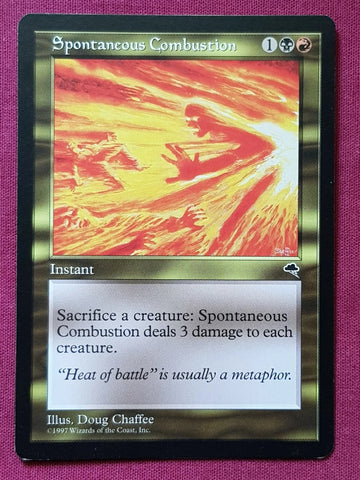 "Spontaneous Combustion" x4 - Magic The Gathering - Tempest - 4-Card Playset