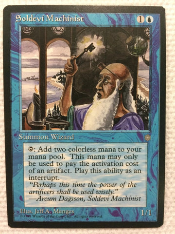 "Soldevi Machinist" x4 - Magic The Gathering Card - Ice Age - 4-Card Playset