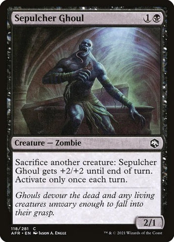 "Sepulcher Ghoul" x4 - Magic The Gathering - AFR - 4-Card Playset